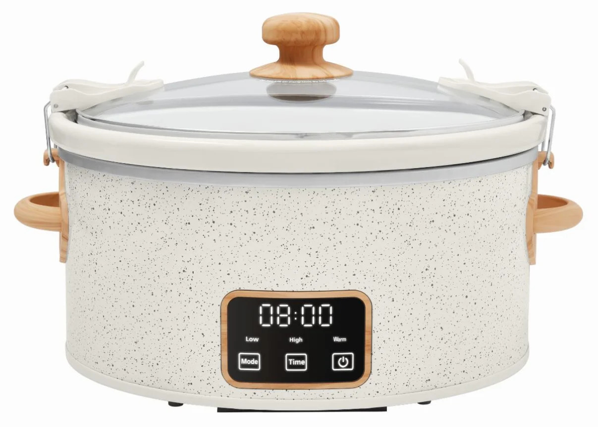 The Pioneer Woman 6 Qt Digital Slow Cooker with Locking Lid, Linen Speckle | Walmart (US)