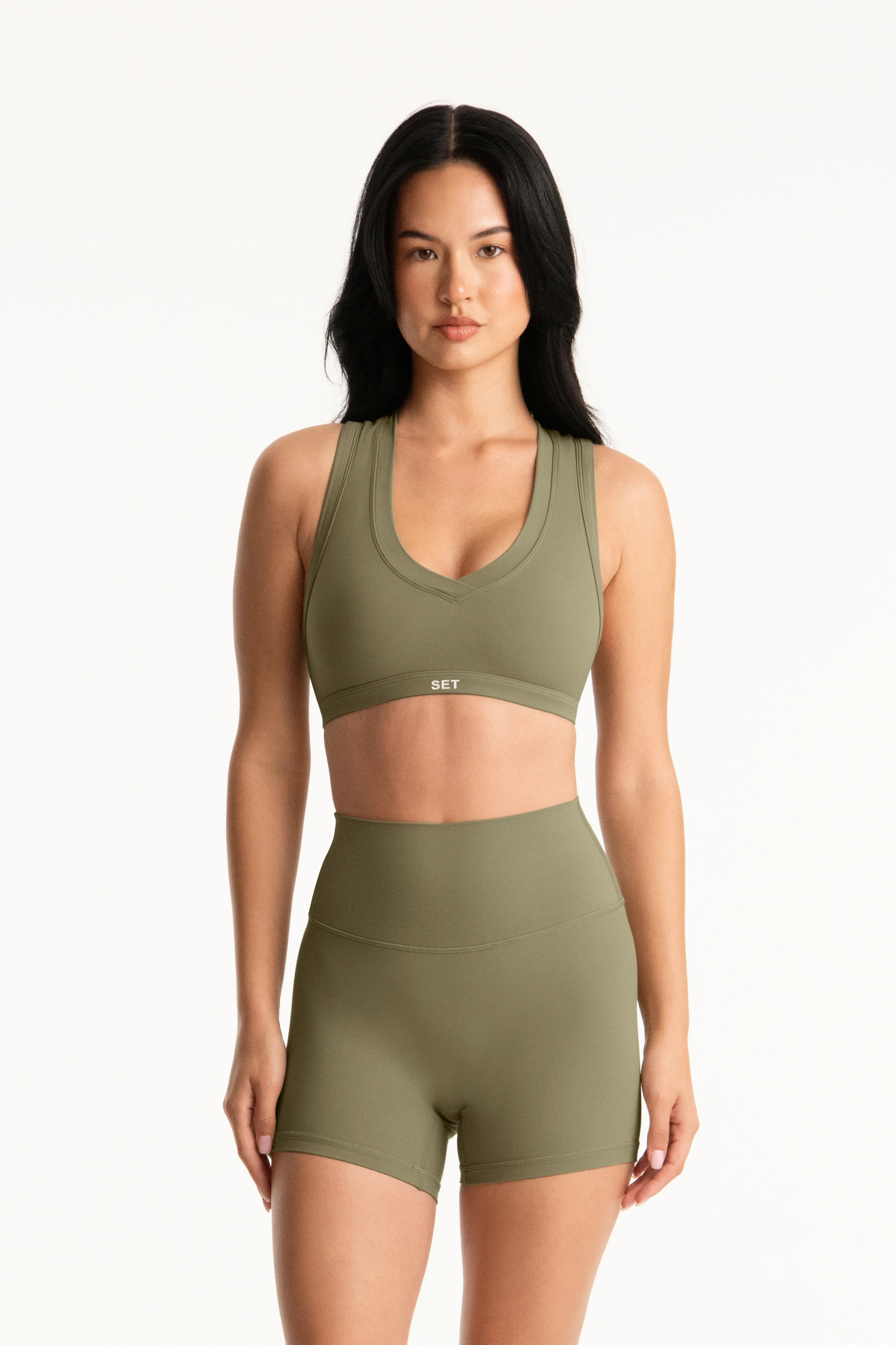 AIRLUXE™ BREATHE PARKE LA BRA - BEACHGRASS | SET Active