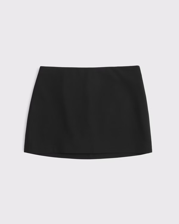 The A&F Scarlett Mid Rise Mini Skort | Abercrombie & Fitch (US)