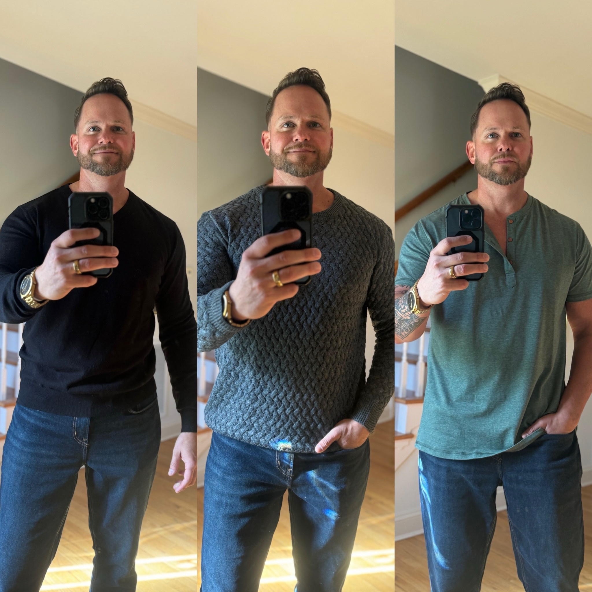 Men’s shirts from Amazon. Mark is in an XL in all 3! He is 6’2” and 220lbs

#LTKSaleAlert #LTKFindsUnder100 #LTKSeasonal