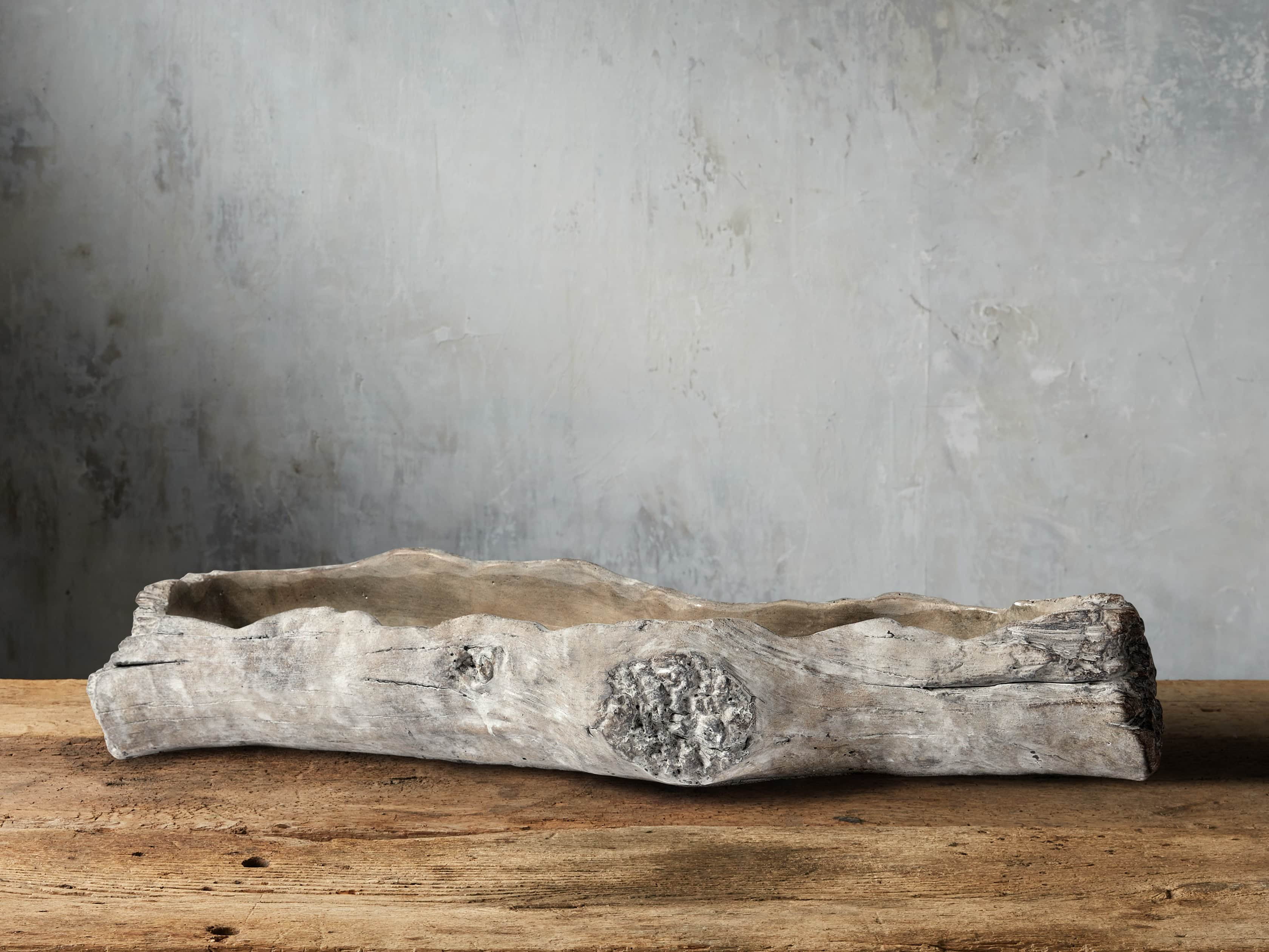 Driftwood Large Centerpiece Log | Arhaus