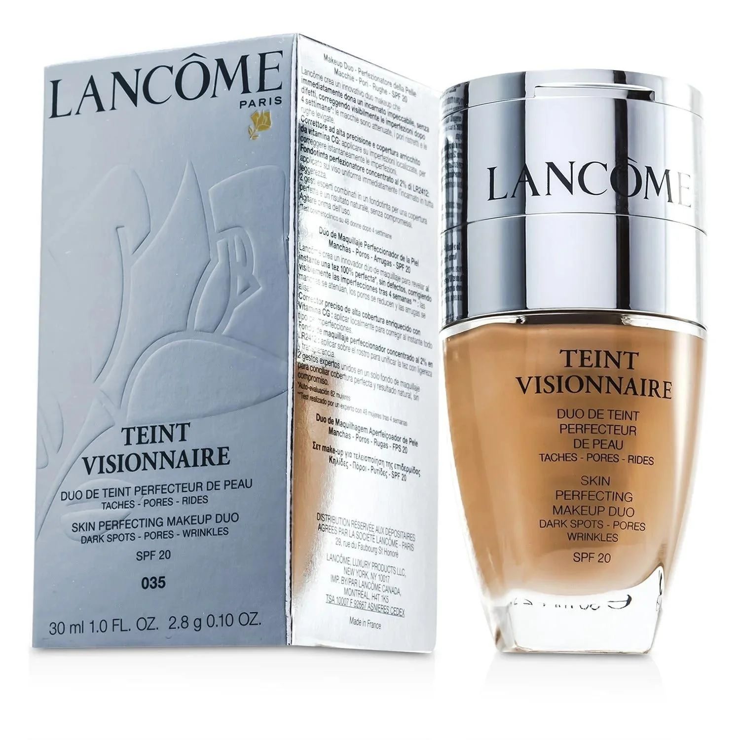 Lancome Teint Visionnaire Skin Perfecting Makeup SPF20 035 Beige Dore 30 ml/1 oz | Walmart (US)