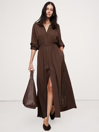 Gauze Shirt Dress | Banana Republic (US)