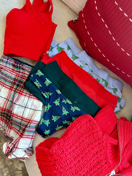 Holiday red finds from Aerie! Cozy and cute! 

Christmas outfit. Holiday outfit. Holiday lounge outfit. Christmas lounge outfit gifts for her. Gift guide for her 

#LTKSeasonal #LTKHoliday #LTKGiftGuide