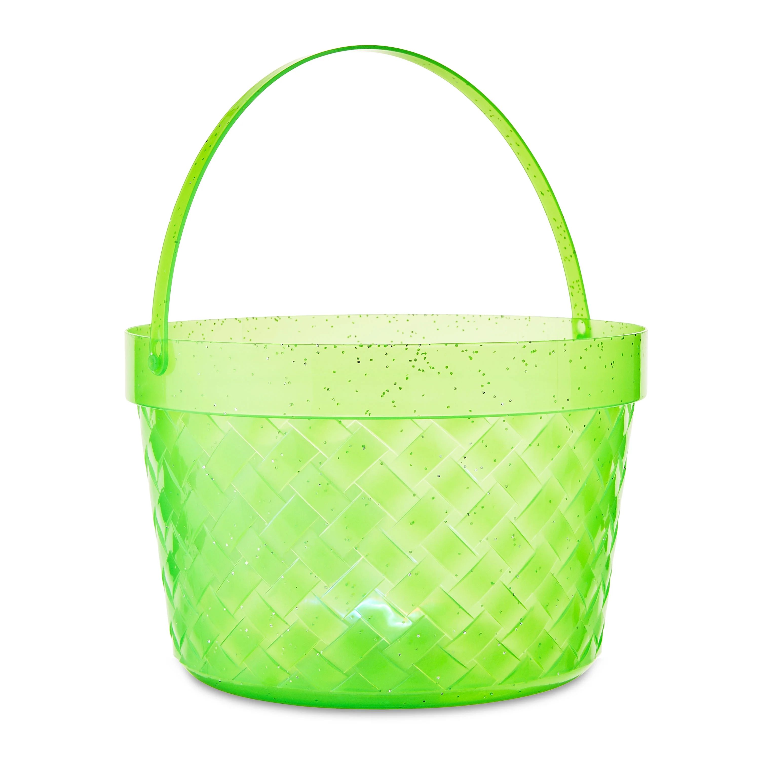 Easter LED Light-Up Green Plastic Bucket by Way To Celebrate | Walmart (US)