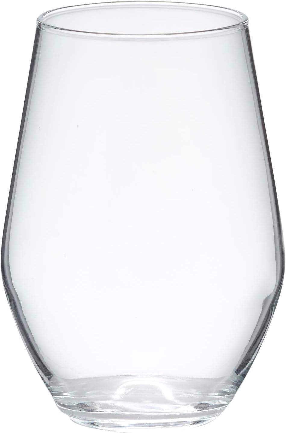 Amazon Basics Campton Stemless Wine Glasses, 19-Ounce, Set of 6 | Amazon (US)