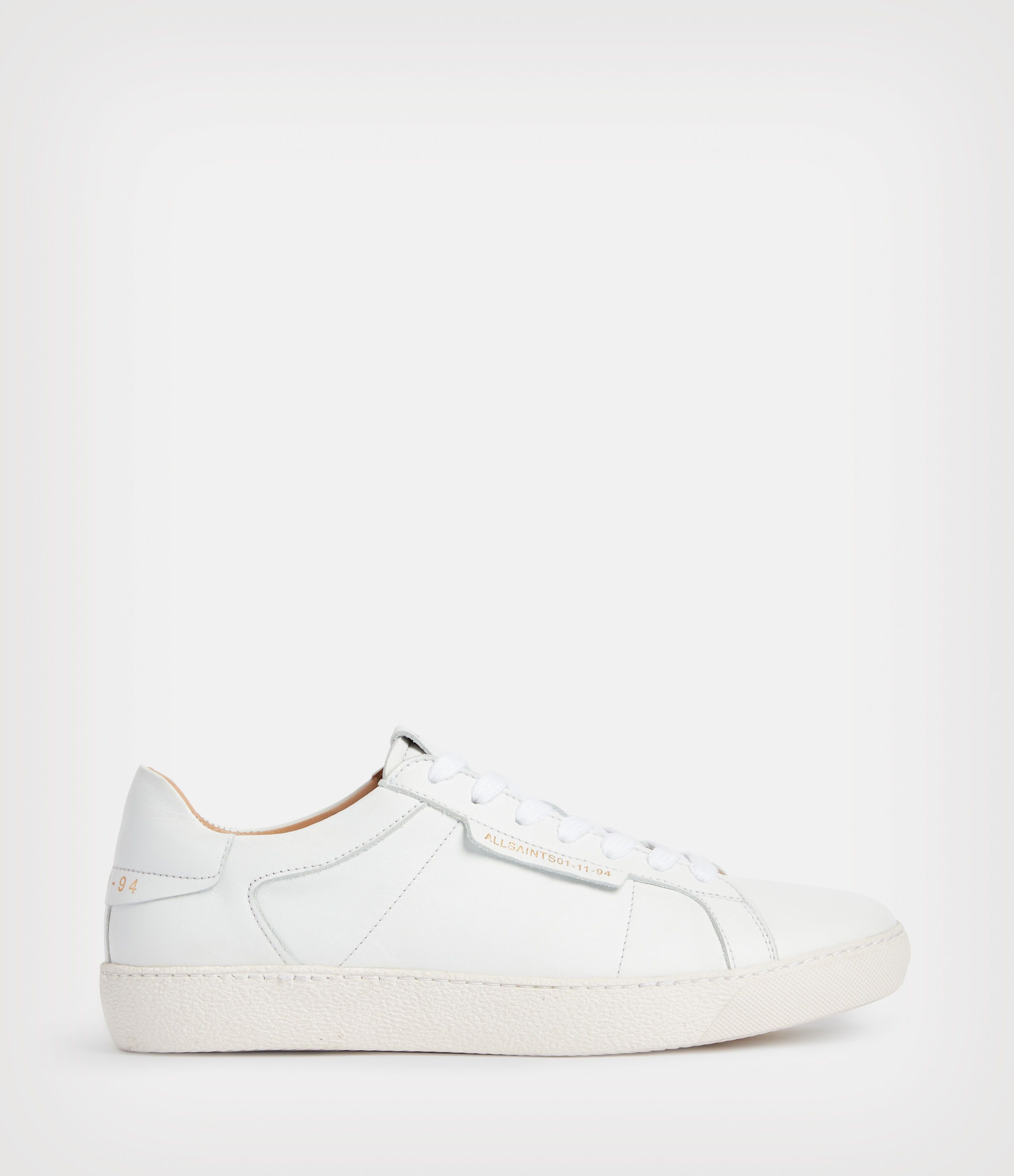 AllSaints Sheer Leather Sneakers | AllSaints US