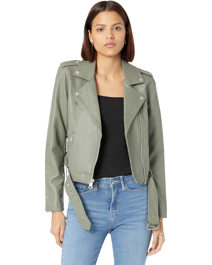 Levi's® Faux Leather Fashion Moto | Zappos