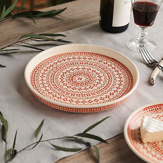 Fair Isle Round Ceramic Platter | Terrain