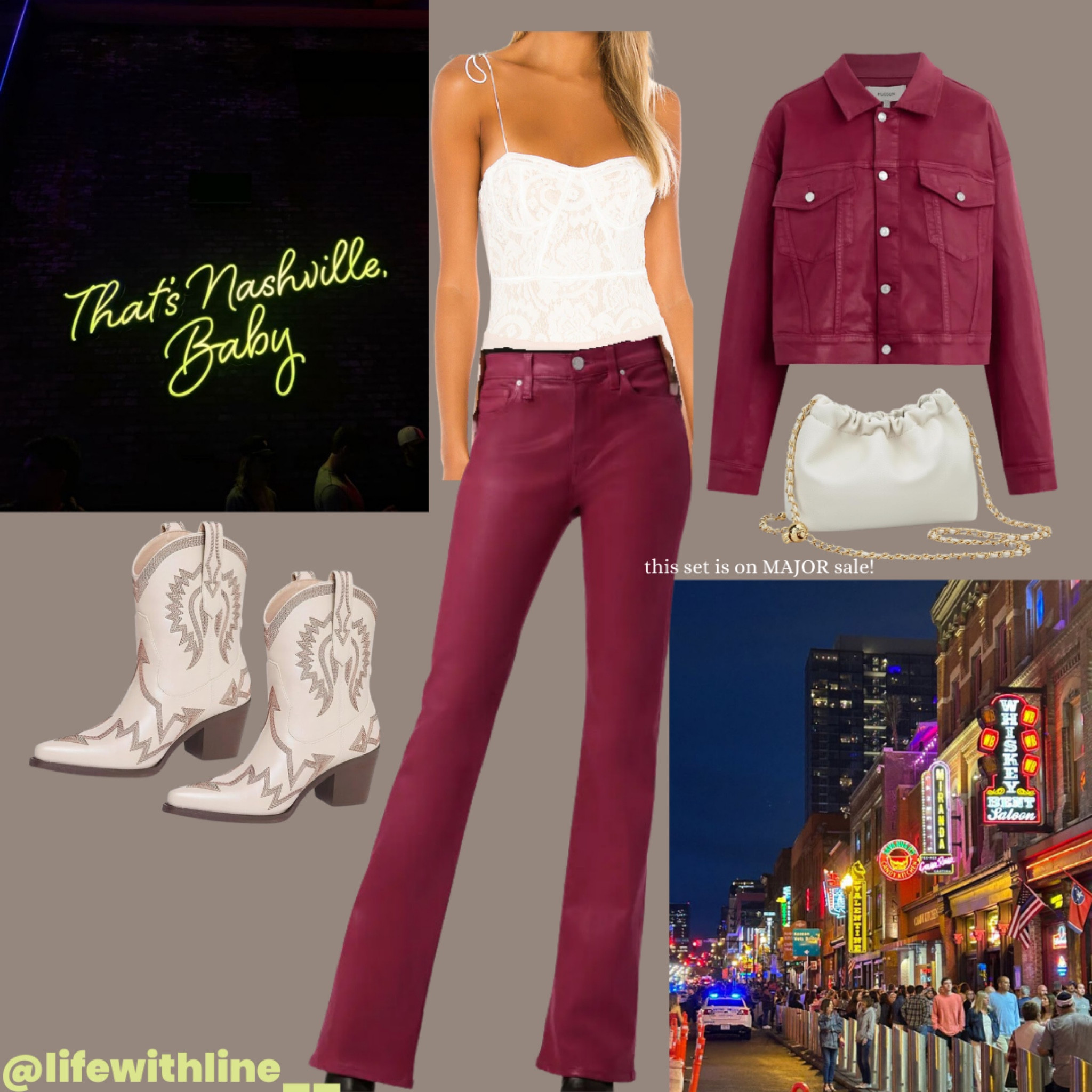 Nashville formal outfit inspo!!! I am OBSESSED w/ this set and it is on major sale!👏🏼

#LTKStyleTip #LTKSaleAlert #LTKItBag