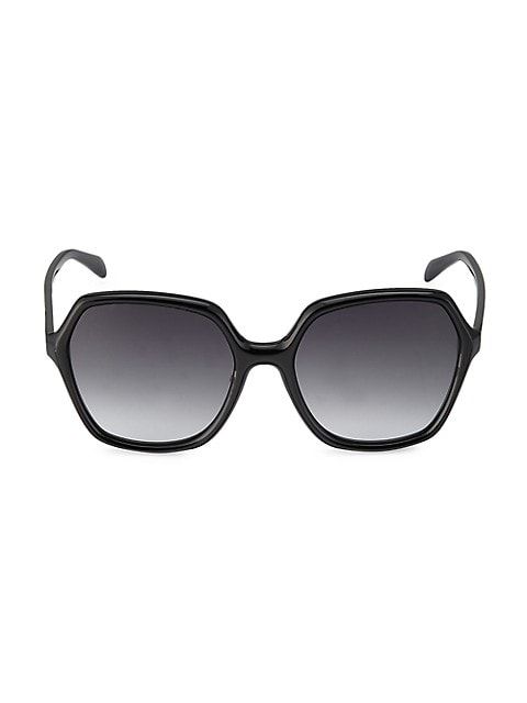 CELINE 58MM Geometric Sunglasses | Saks Fifth Avenue