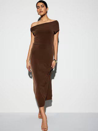 The Occasion by Old Navy One-Shoulder Midi Dress | Old Navy (US)