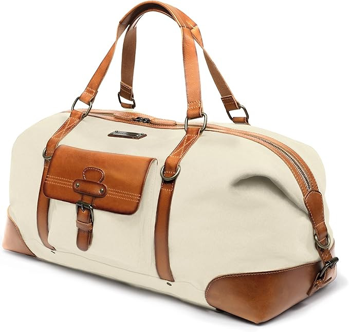 DRAKENSBERG Travel Bag 'Sam' - Weekender, Holdall and Gym Bag in Striking Vintage Safari Design, ... | Amazon (UK)