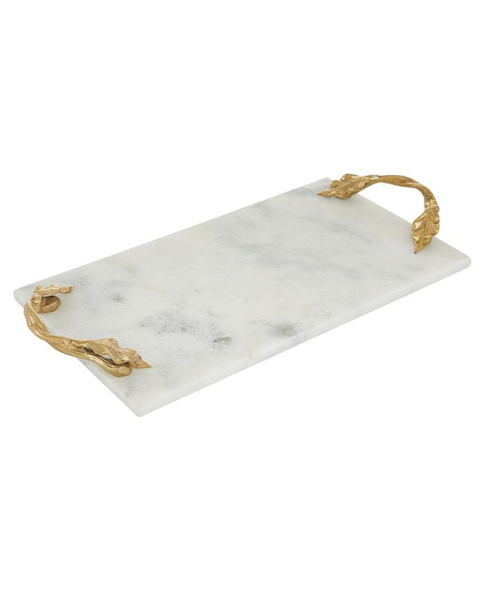 Rosemary Lane Marble Natural Serving Tray, 2 | Macys (US)