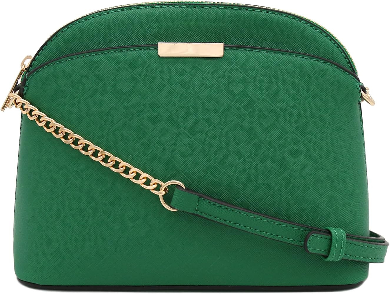 Saffiano Small Dome Crossbody bag with Chain Strap | Amazon (US)
