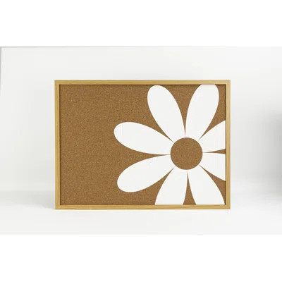 Daisy White Printed Corkboard | Wayfair North America
