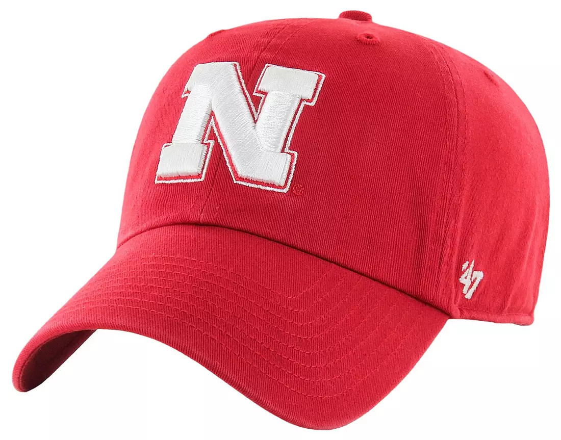 '47 Adult Red Nebraska Cornhuskers Clean Up Adjustable Hat | DICK'S Sporting Goods