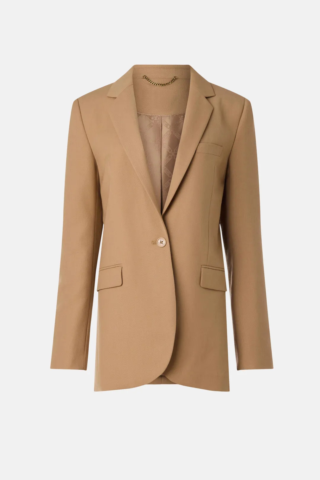MICHAEL KORS Beige Wool Oversized Blazer | Rent the Runway