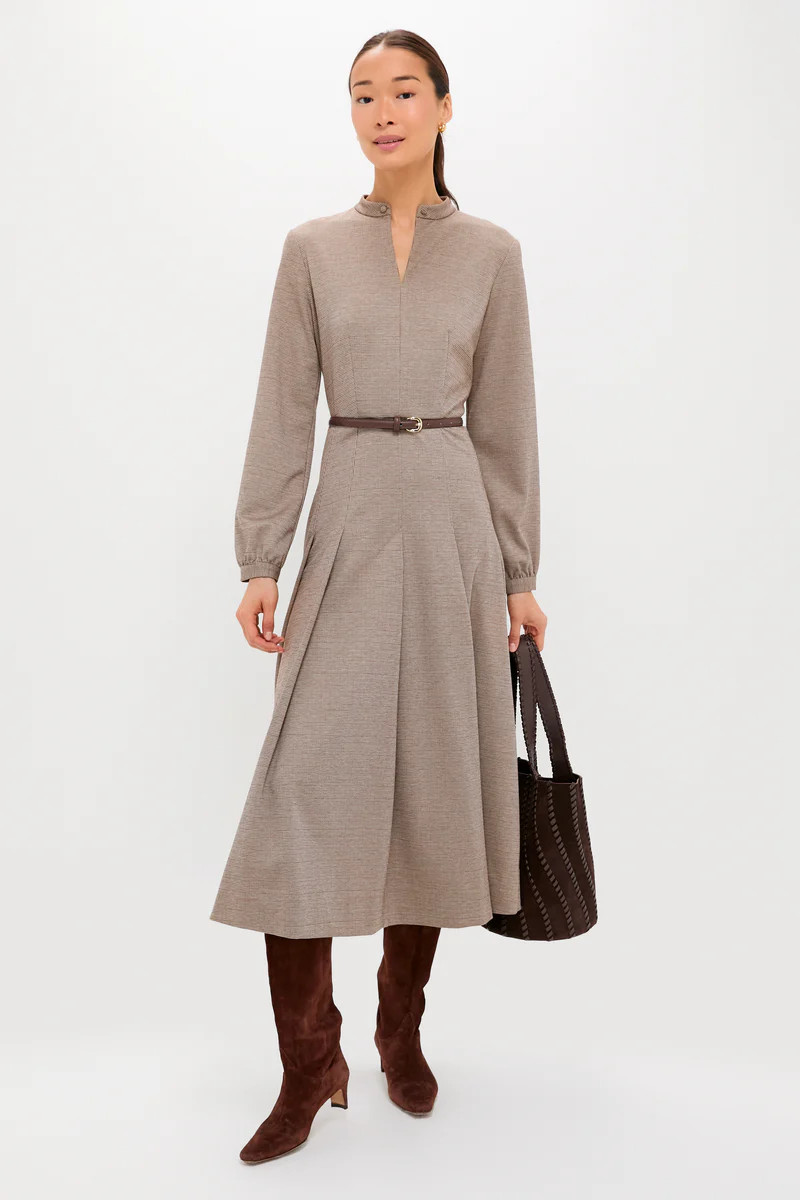 Brown Houndstooth Smith Dress | Tuckernuck (US)