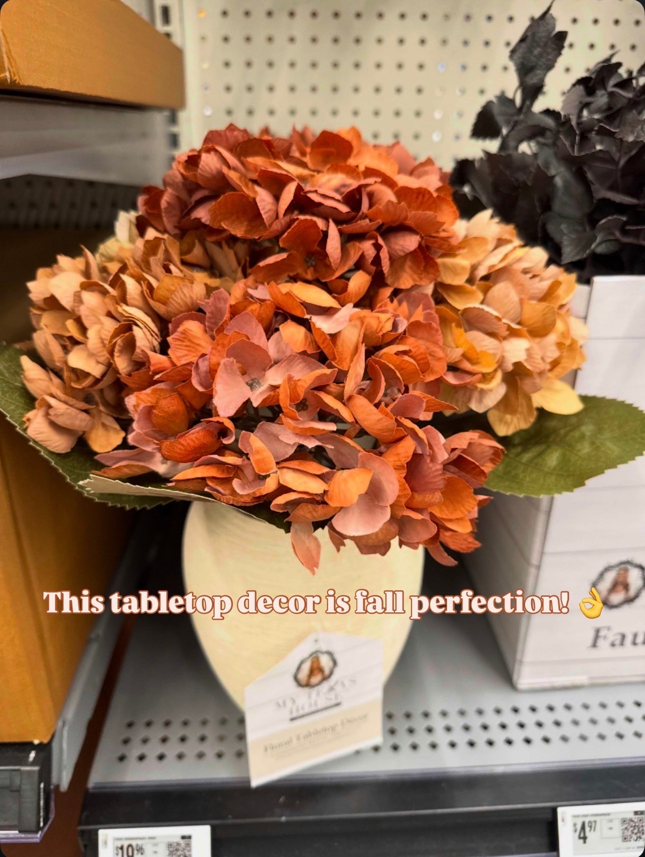 Walmart✨ My Texas House Fall Faux Hydrangea Floral Arrangement in Ceramic Vase, Multicolor, 15"

#LTKHome #LTKSeasonal #LTKWedding