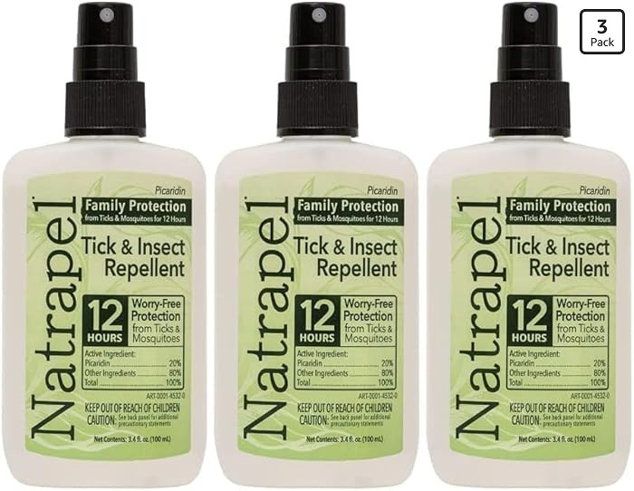 Natrapel Tick & Insect Repellent Pump - Bug Spray with 20% Picaridin - Family Protection Against ... | Amazon (US)