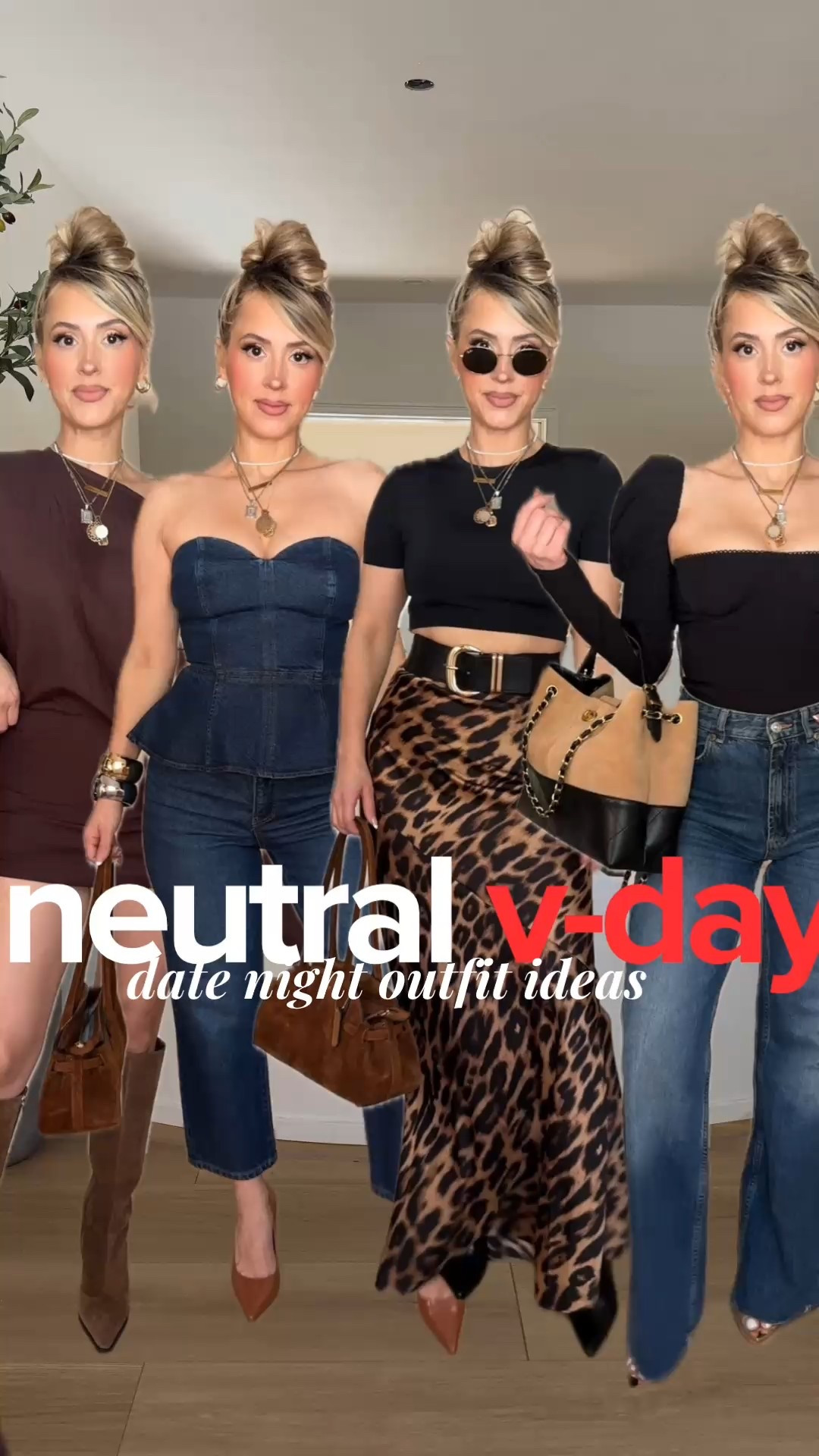 Neutral Valentine's or GALentine's outfits 🙌🏼😍

Look 1: XS in @express corset | size 4 in jeans
Look 2: SM in leopard skirt + top 
Look 3: 27 in Ribcage Levi's + SM in puff sleeve corset
Look 4: SM in Amazon brown set! 
Look 5: size 27 in 501 curve Levi's + small in sheer top 

Follow my LTK @ImLola on the @shop.LTK app to view this post and get my exclusive app-only content!

#liketkit #LTKFindsUnder100 #LTKFindsUnder50 #LTKootd
@shop.ltk
https://liketk.it/5MSI8

#LTKFindsUnder50 #LTKootd #LTKFindsUnder100