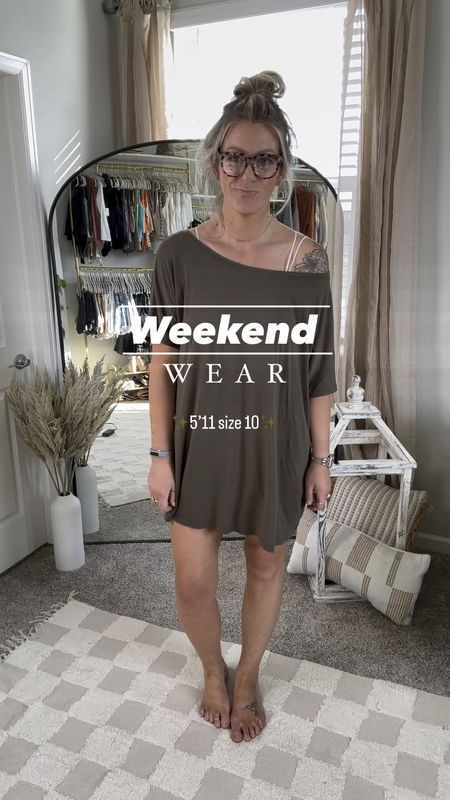 Weekend Wear

Tunic/shirt dress - large
Tank - m/l
Flare leggings - large long
Flannel - men’s, XL 

#LTKstyletip #LTKmidsize #LTKSale