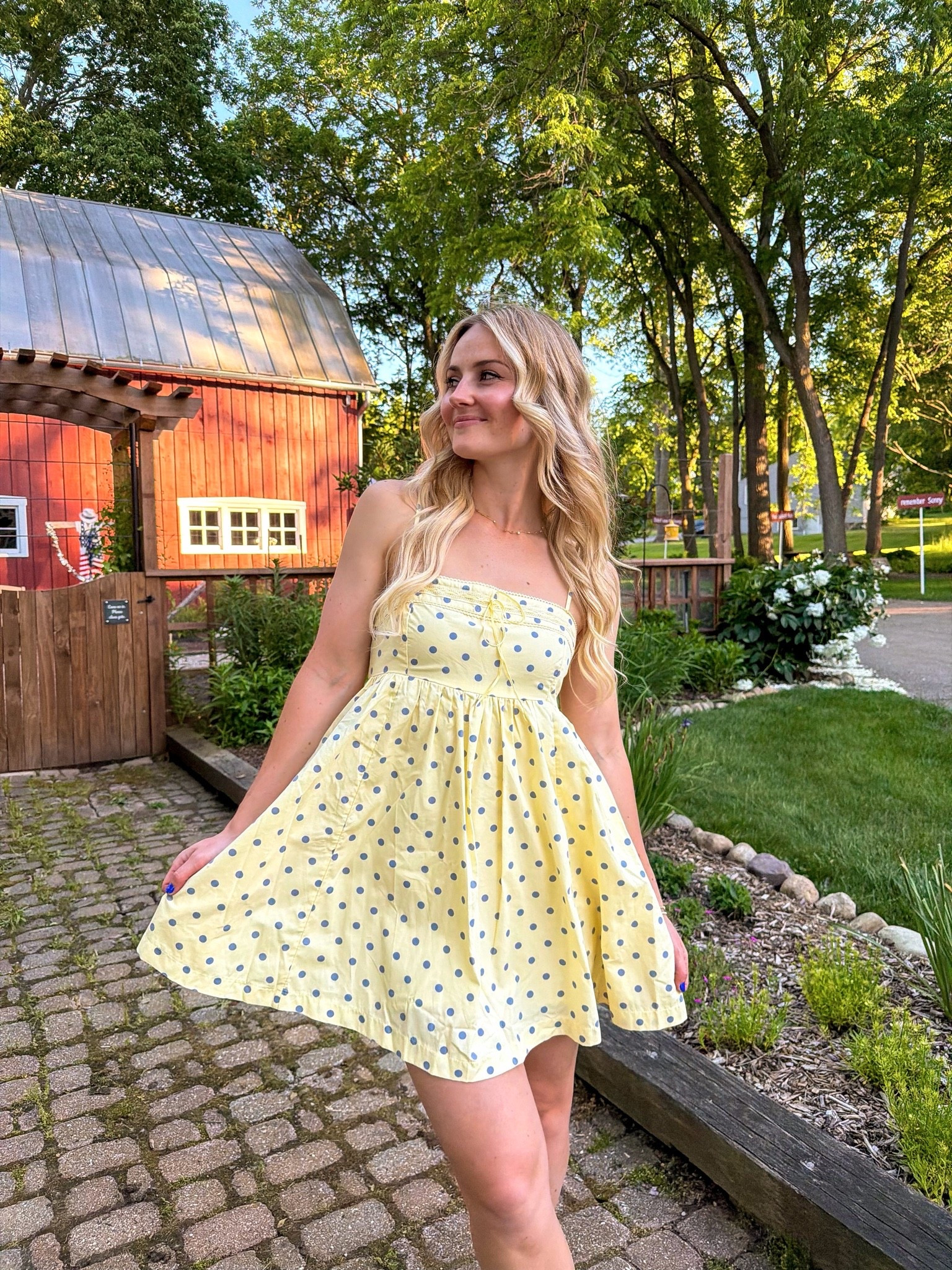 Yellow polka dot dress 💛✨

#LTKSaleAlert #LTKgrwm #LTKootd