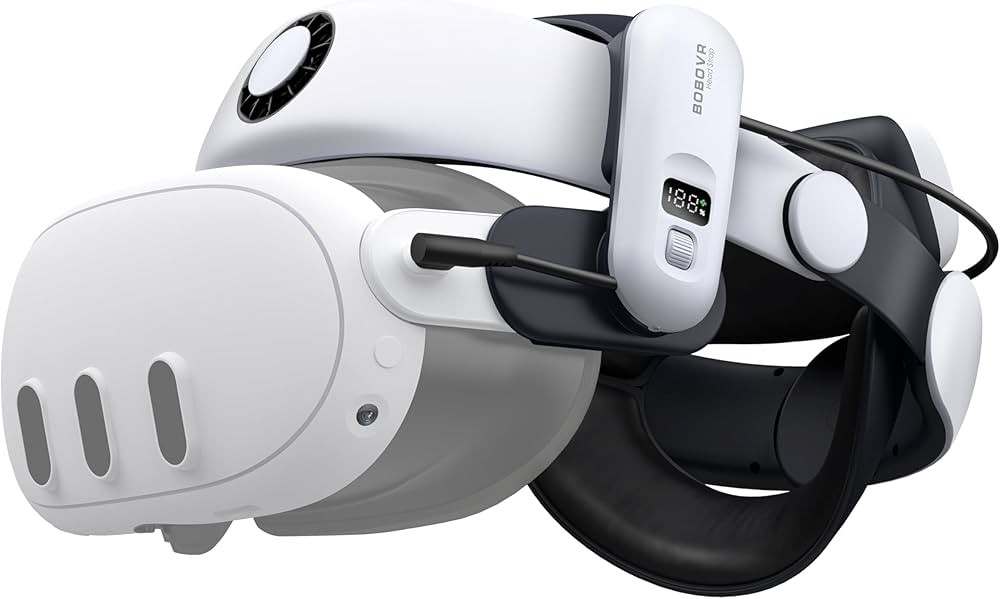 BOBOVR S3 Pro Battery Strap Accessories,Head air Conditioning and 10000mah hot-swappable Battery ... | Amazon (US)