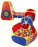 BalanceFrom 5-Piece Ball Pit Tents and Tunnels, Toddler Jungle Gym Play Tent with Play Crawl Tunnel, | Amazon (US)