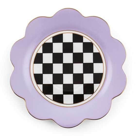 Butterfly Toile Lavender Dinner Plate | MacKenzie-Childs