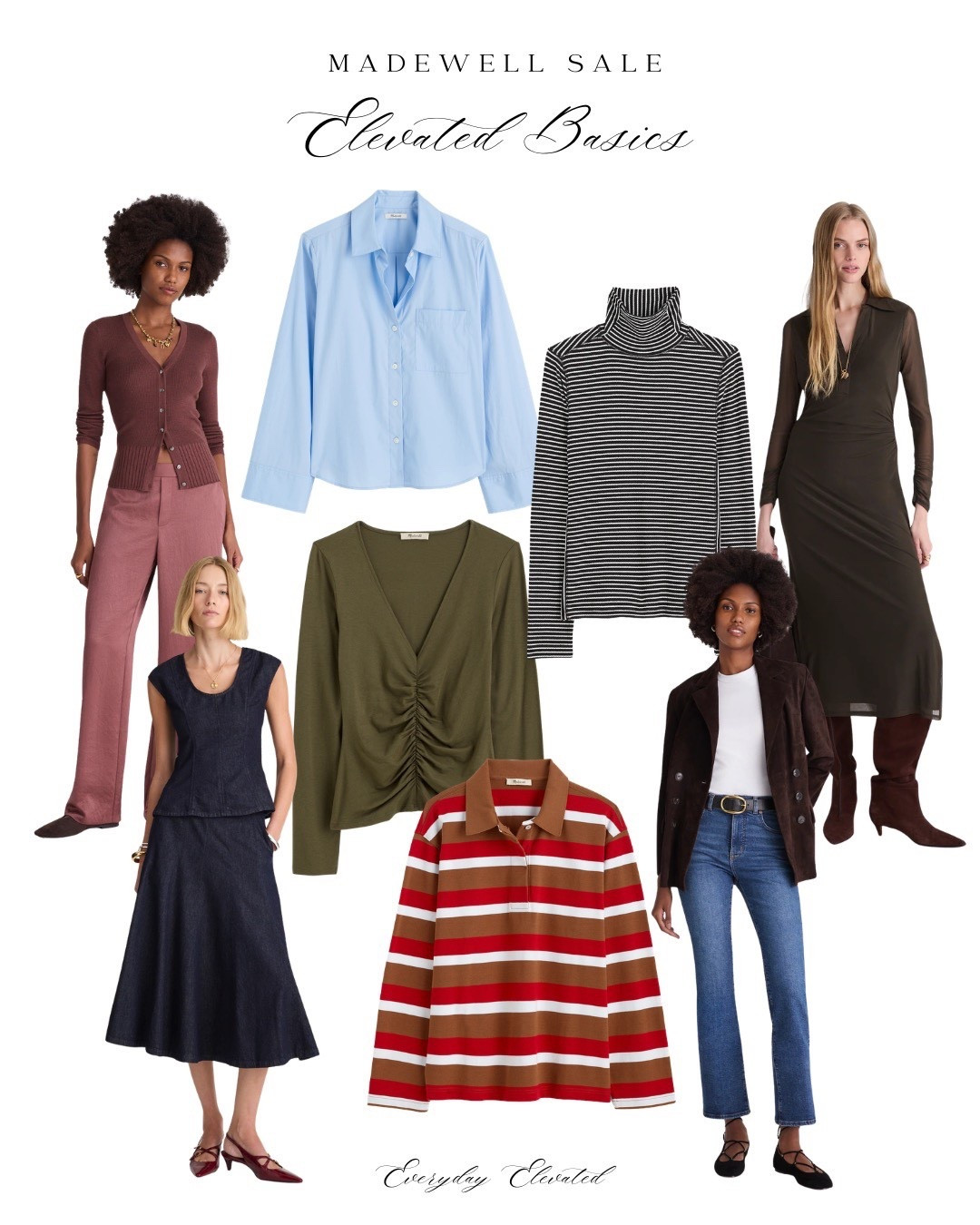 Madewell consistently nails elevated essentials. These are the wardrobe workhorses that make getting dressed simpler in the morning while instantly feeling pulled together. 

#LTKWorkwear #LTKSaleAlert