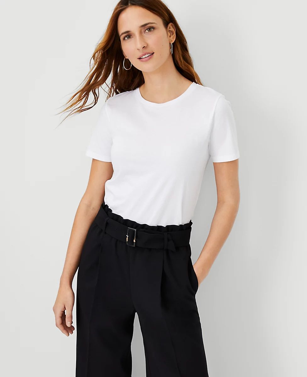 Pima Cotton Tee | Ann Taylor (US)