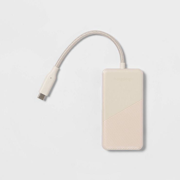 heyday™ USB-C Hub Adapter - Stone White | Target