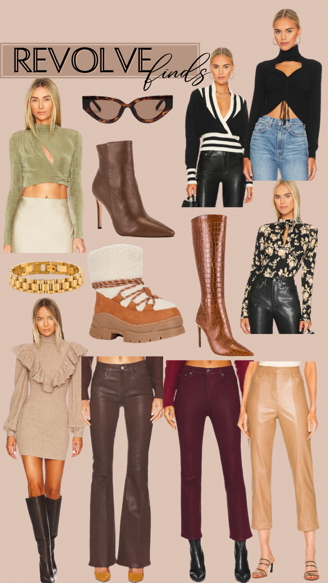 Revolve Sale 15% off site with wide code FALL15
Leather pants, sweater, fall style, gold bracelet, bodysuit


#LTKSeasonal #LTKshoecrush #LTKsalealert