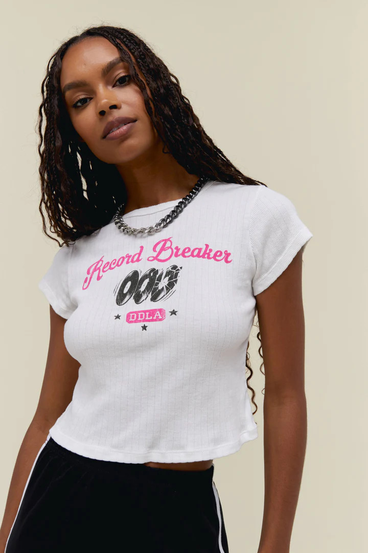 RECORD BREAKER POINTELLE TEE | Daydreamer