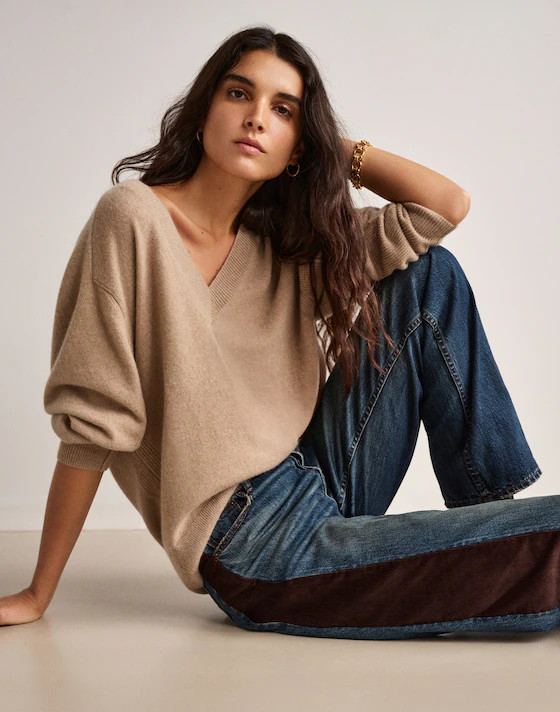 Cashmere V-Neck Sweater | Madewell