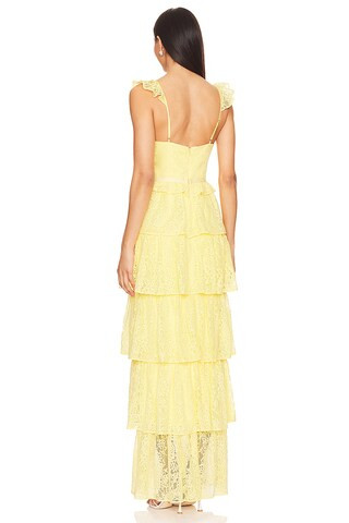 Cantini Maxi Dress in Yellow | Revolve Clothing (Global)