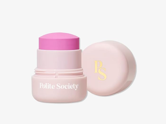 Polite Society Polite Pops Powder Blush Stick, Hybrid Cream to Powder Formula, Buildable Color wi... | Amazon (US)