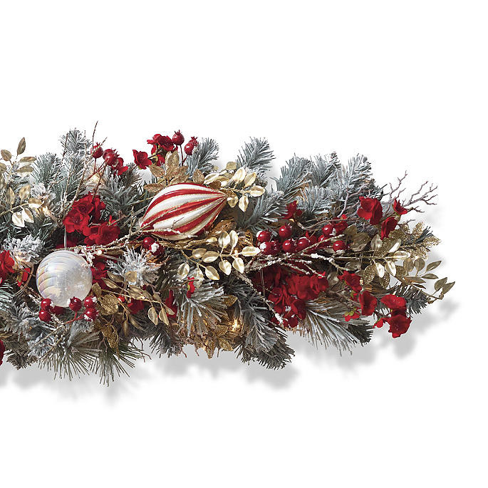 Peppermint Dreams Indoor Garland | Frontgate | Frontgate