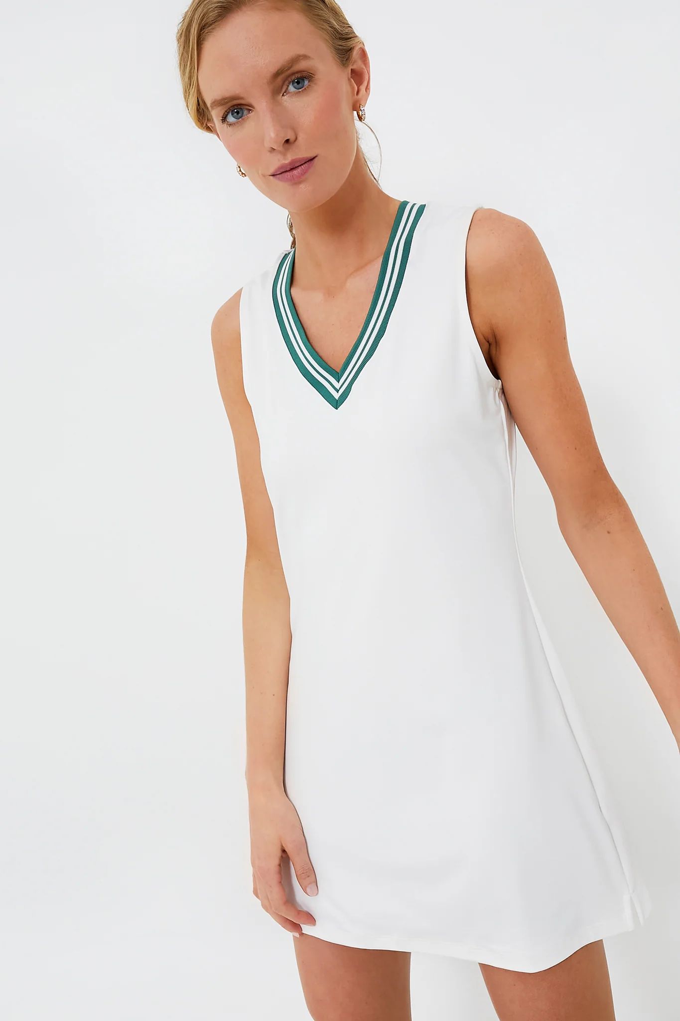 White Suzanne Tennis Dress | Tuckernuck (US)