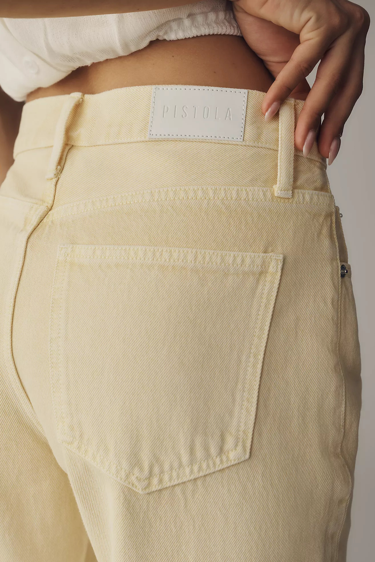 Pistola Lexi Mid-Rise Tapered Jeans | Anthropologie (US)