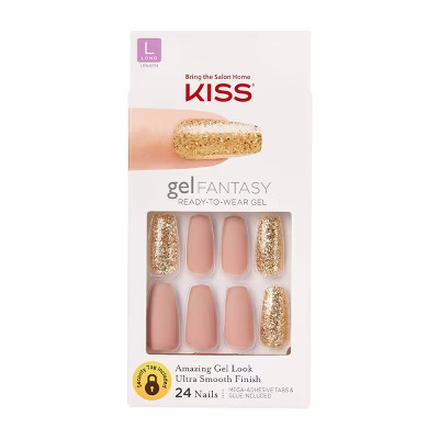 Kiss Gel False Nails - Background - 24ct | Target