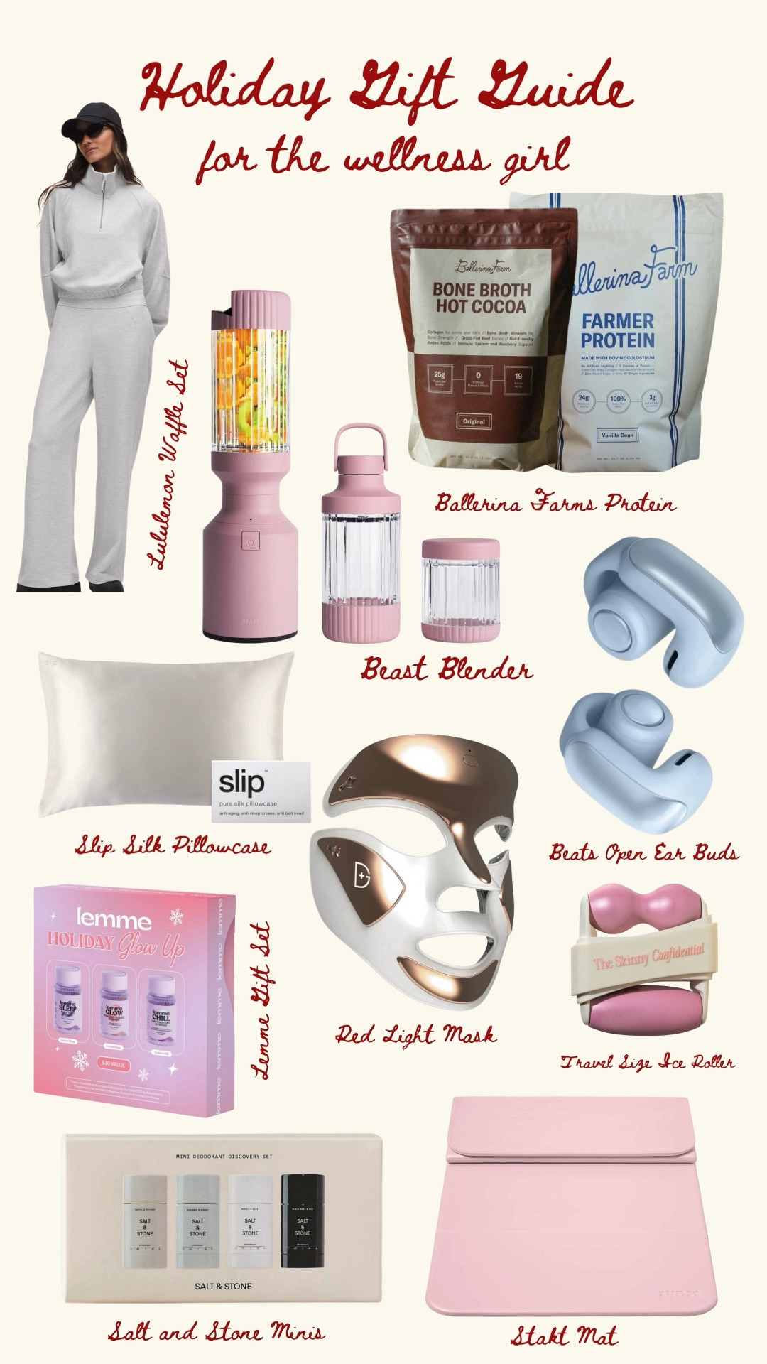 The holiday gift guide for the wellness girly in your life 🥑🧖🏼‍♀️💅🏼

#LTKHoliday #LTKGiftGuide #LTKselfcare