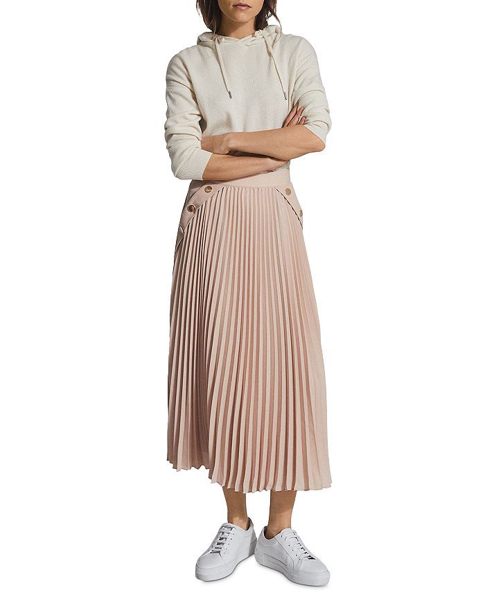 Lina Hardware Pleated Skirt | Bloomingdale's (US)