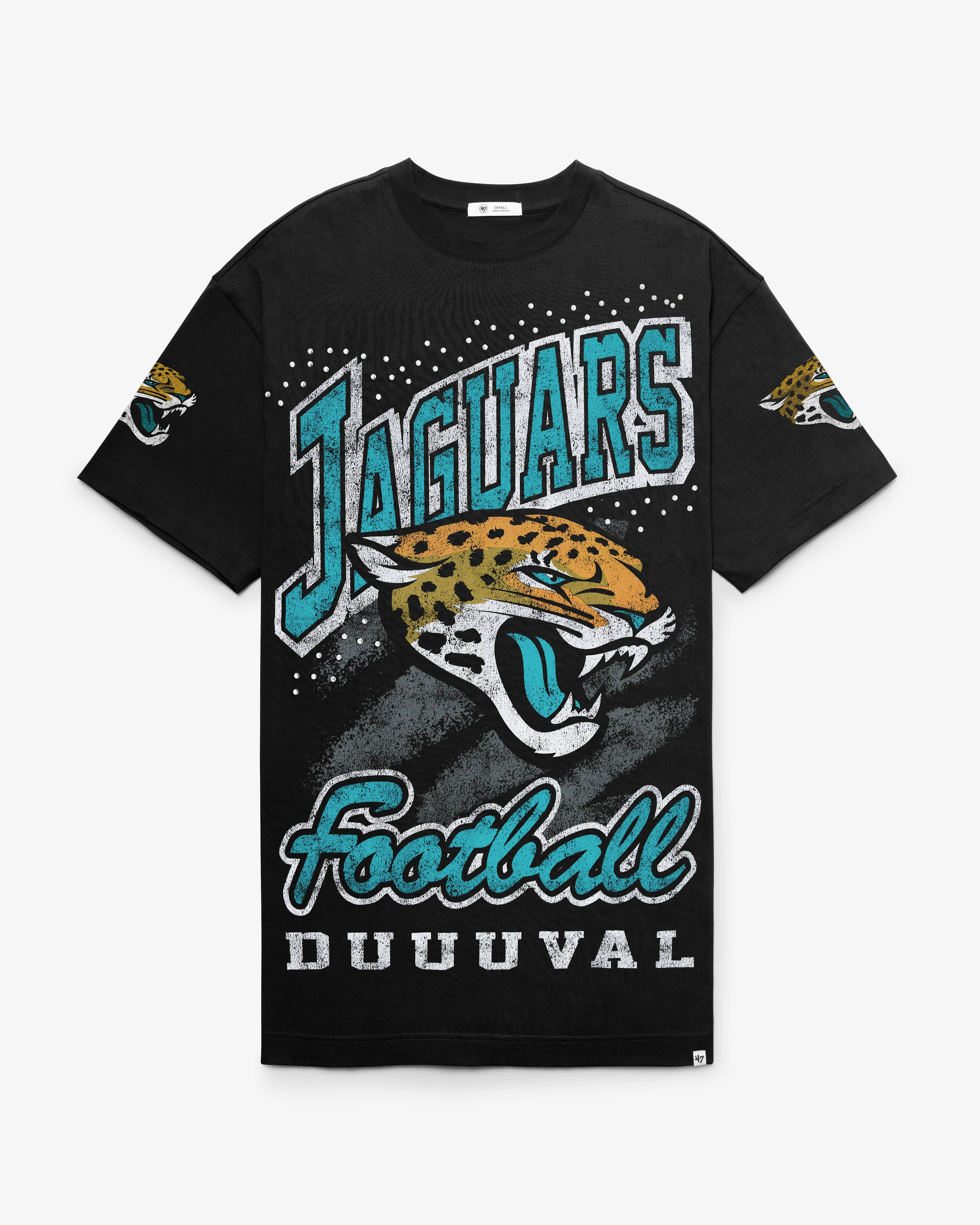 JACKSONVILLE JAGUARS GEMSTONE SWASH '47 WOMEN'S T-SHIRT DRESS | '47Brand