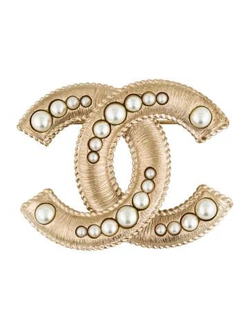 CC Pearl Brooch | The Real Real, Inc.