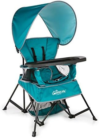 Baby Delight Go with Me Venture Chair|Indoor/Outdoor Portable Chair with Sun Canopy|Teal|3 Child ... | Amazon (US)