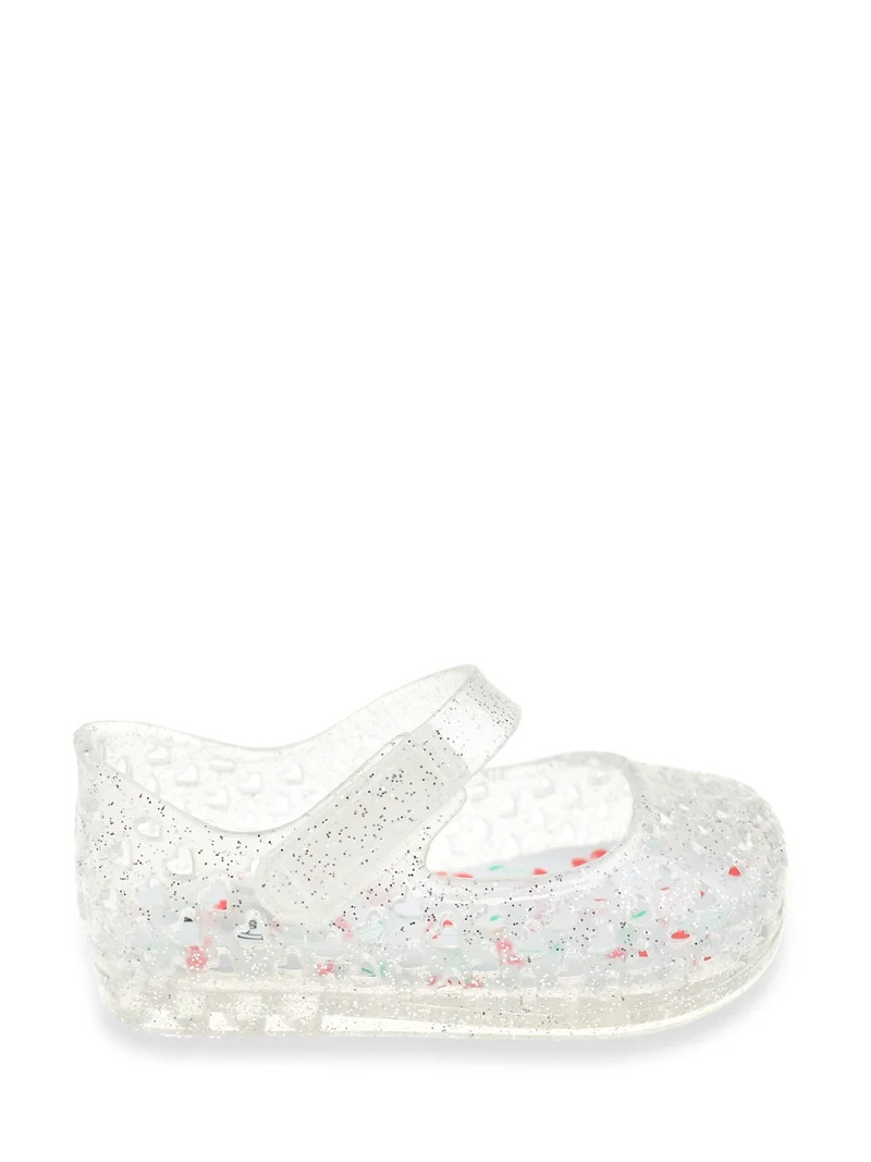 Wonder Nation Baby and Toddler Girls Mary Jane Jelly Shoes | Walmart (US)