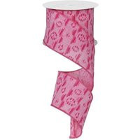 Fuchsia Mini Aztec Wired Ribbon, Pink Southwestern 2.5"" By 10 Yards Pink Ribbon | Etsy (US)